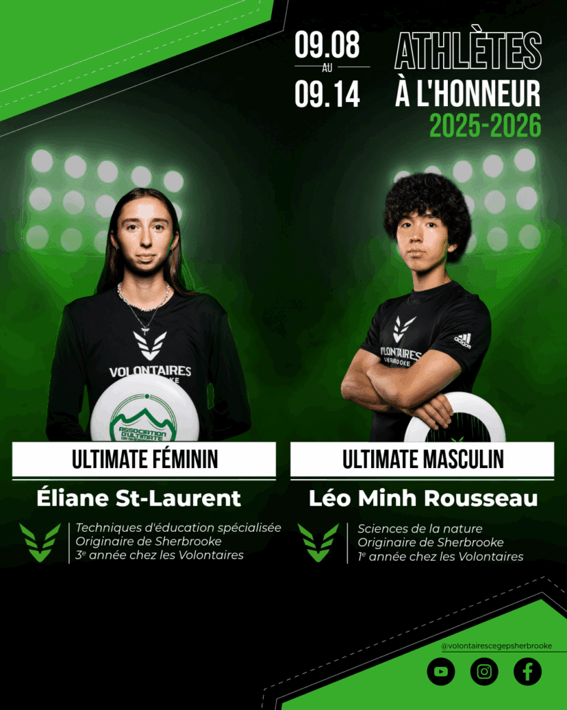 Athletes a lhonneur 8 au 14 septembre 1