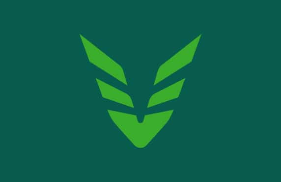 Logo Volontaires fond vert boréal
