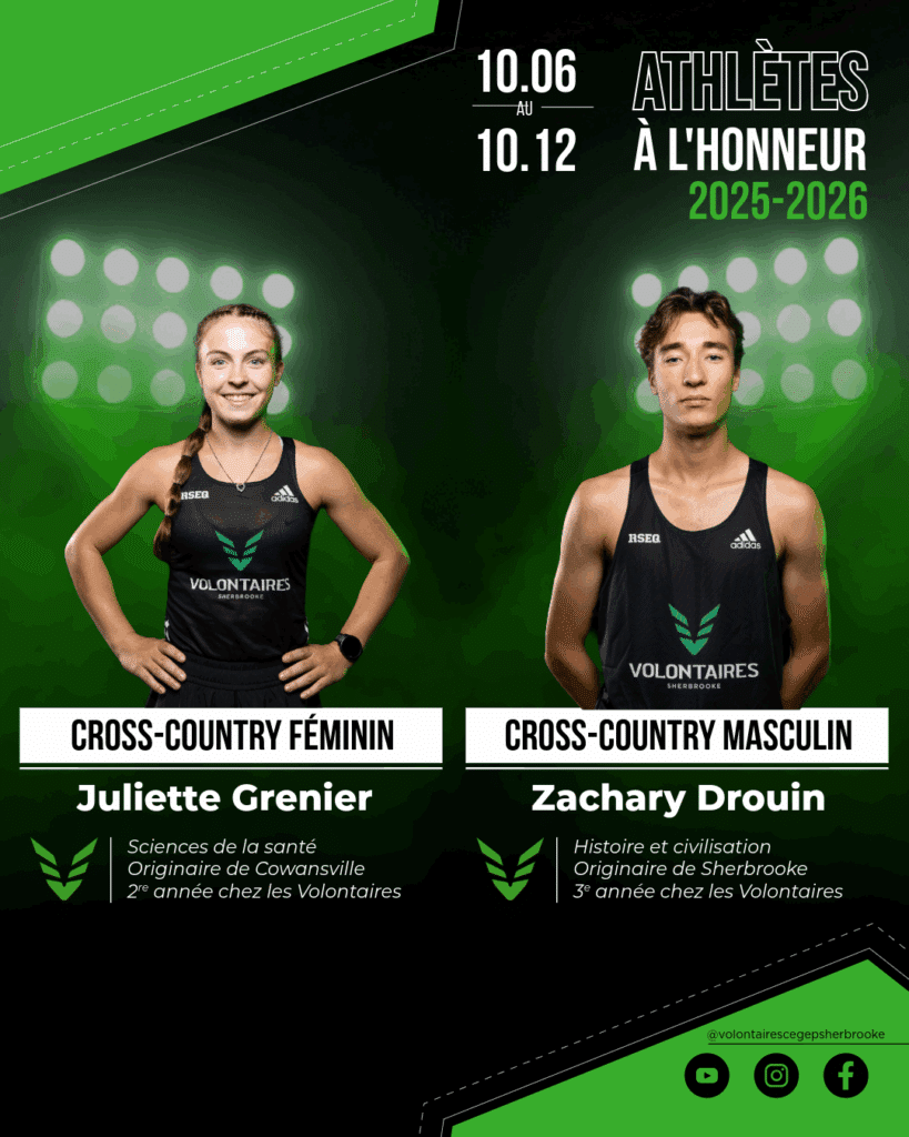 Athletes a lhonneur 6 au 12 octobre