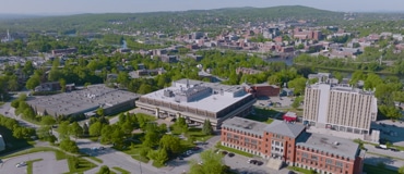 vue aérienne du Cégep de Sherbrooke