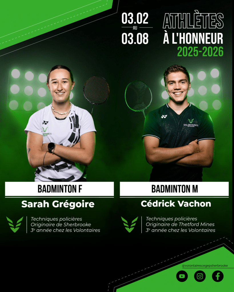 Athletes a lhonneur 25 26 1 2