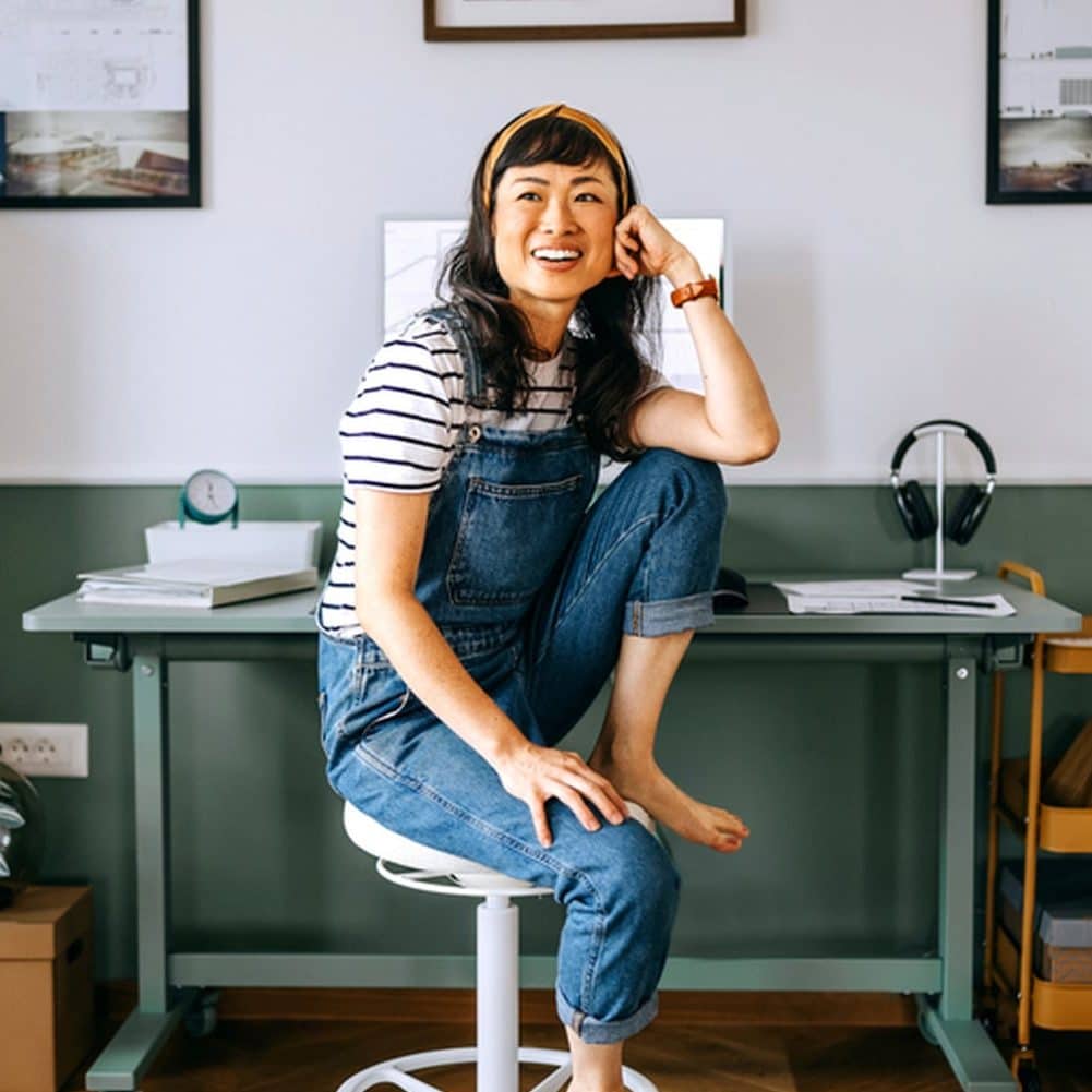 femme entrepreneure dans son bureau
